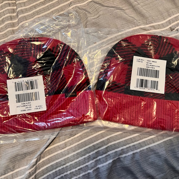L.L. Bean wool beanie. Buffalo red. One size. NWT - Picture 1 of 1